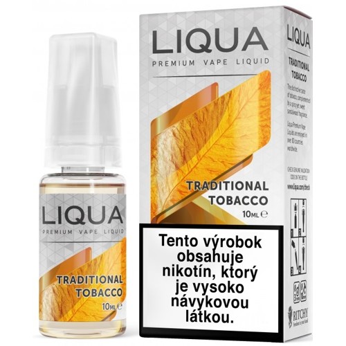 LIQUA tradičný tabák (Traditional tobacco) 10ml