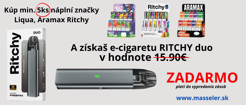 e-cigareta RITCHY duo ZADARMO