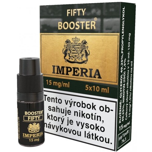 Báza IMPERIA BOOSTER fifty 5x10ml PG50-VG50 15mg