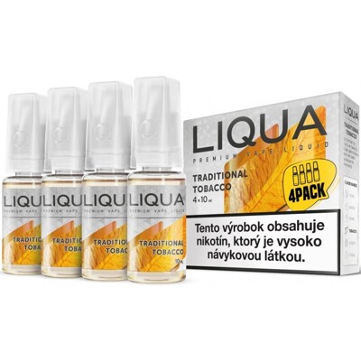 LIQUA Traditional tobacco 4x10ml
